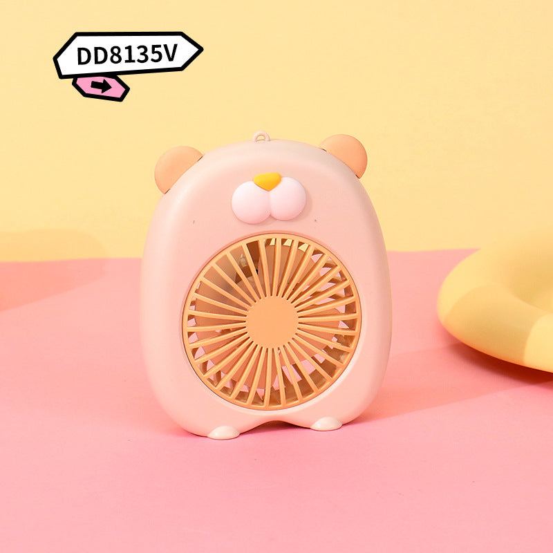 Damen tragbarer Mini-Handventilator im kreativen Schwein-Design Brehn