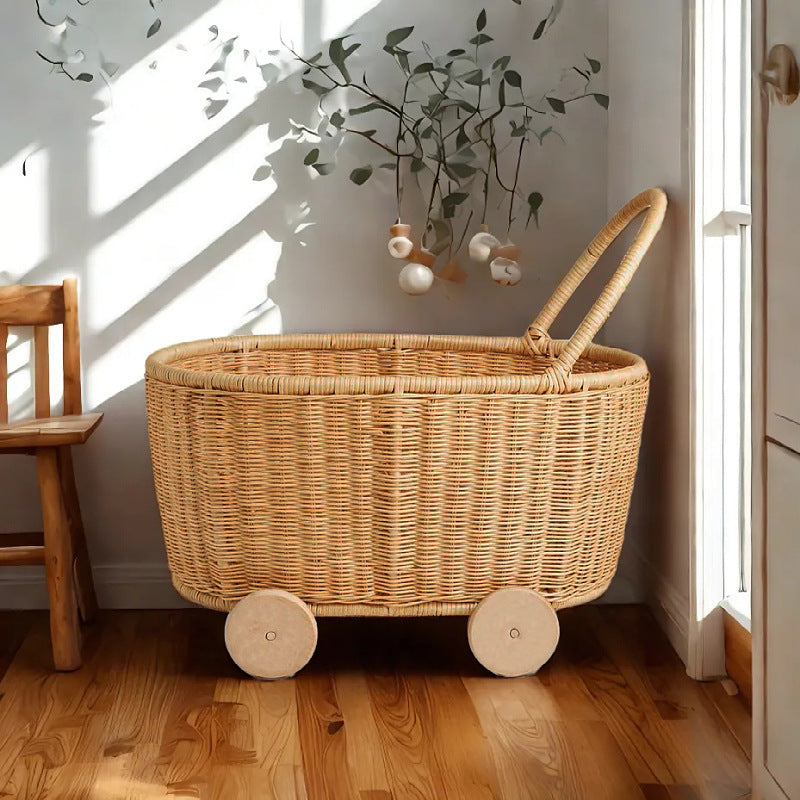 Rollen Woven Storage Cart Brehn