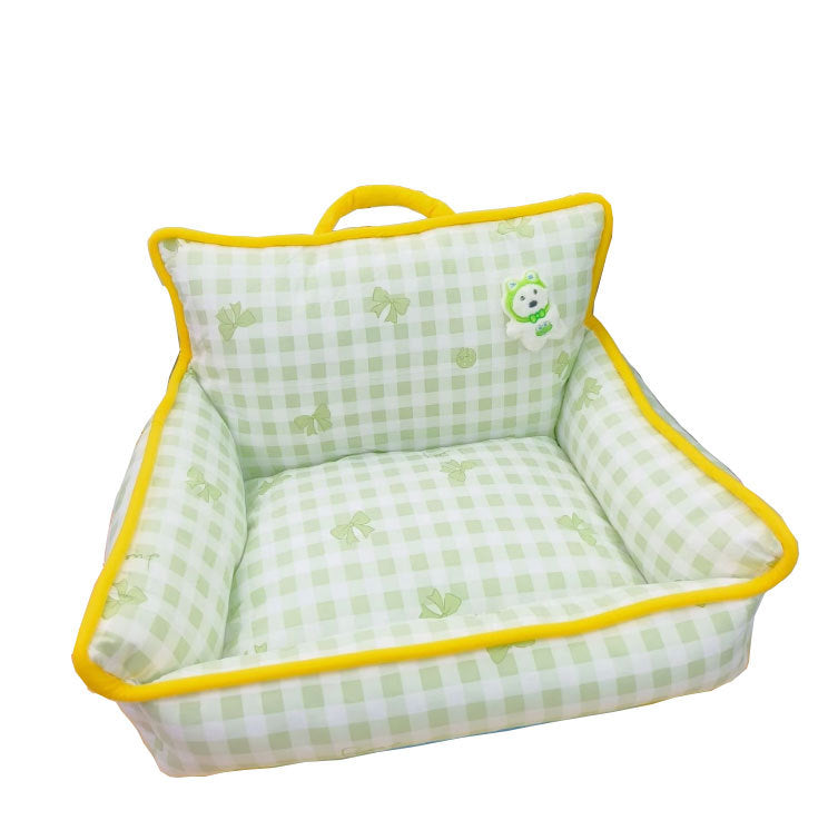 Schachbrett Komfort Lounge Hundebett