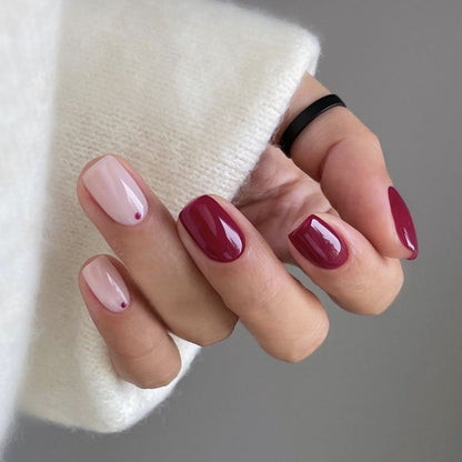 Elegante Stiletto Press-On Nagelkunst mit Strass-Akzenten Brehn