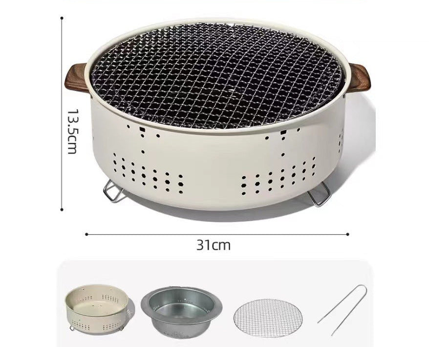 Holzkohlegrill Smoker Brehn