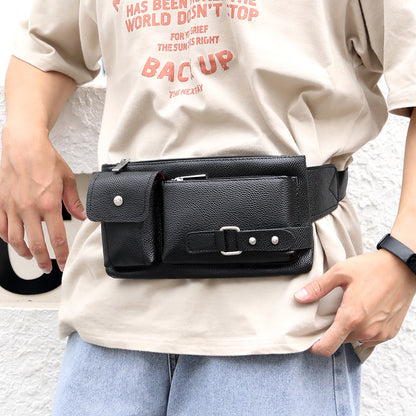 Modische Leder Messenger Gürteltasche
