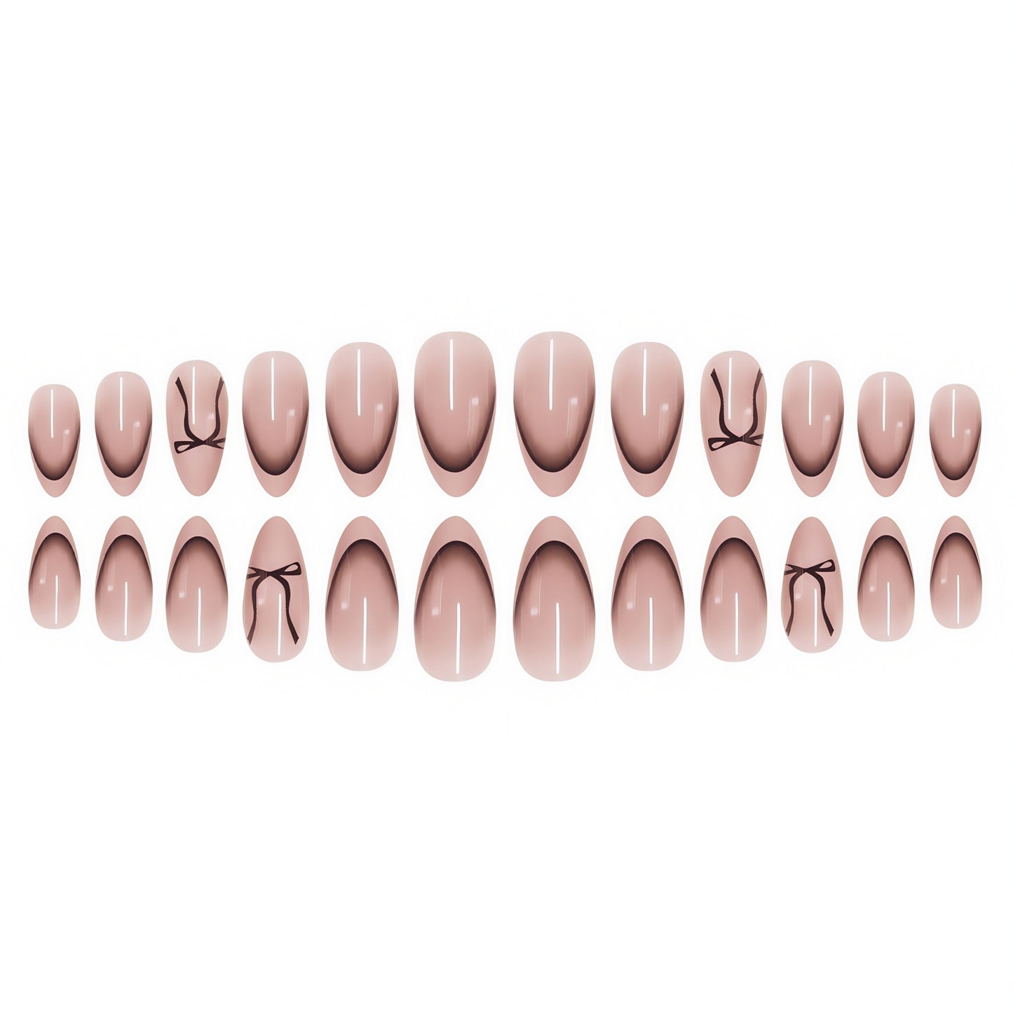 Dekoratives Press-On Nagelkunst Set Brehn