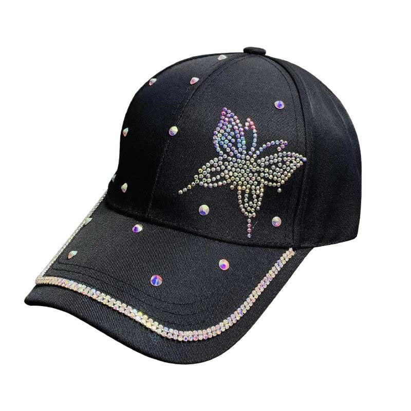 Damen Baseballkappe mit Strassverzierung Brehn
