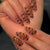 Stylische Tigerprint-Stiletto-Press-On-Nägel Brehn