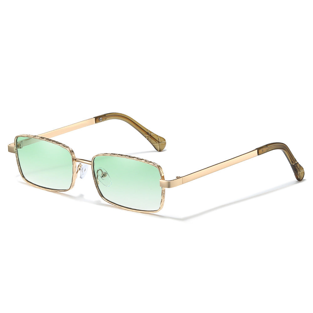 Elegante Minimalistische Rechteckige Sonnenbrille Brehn