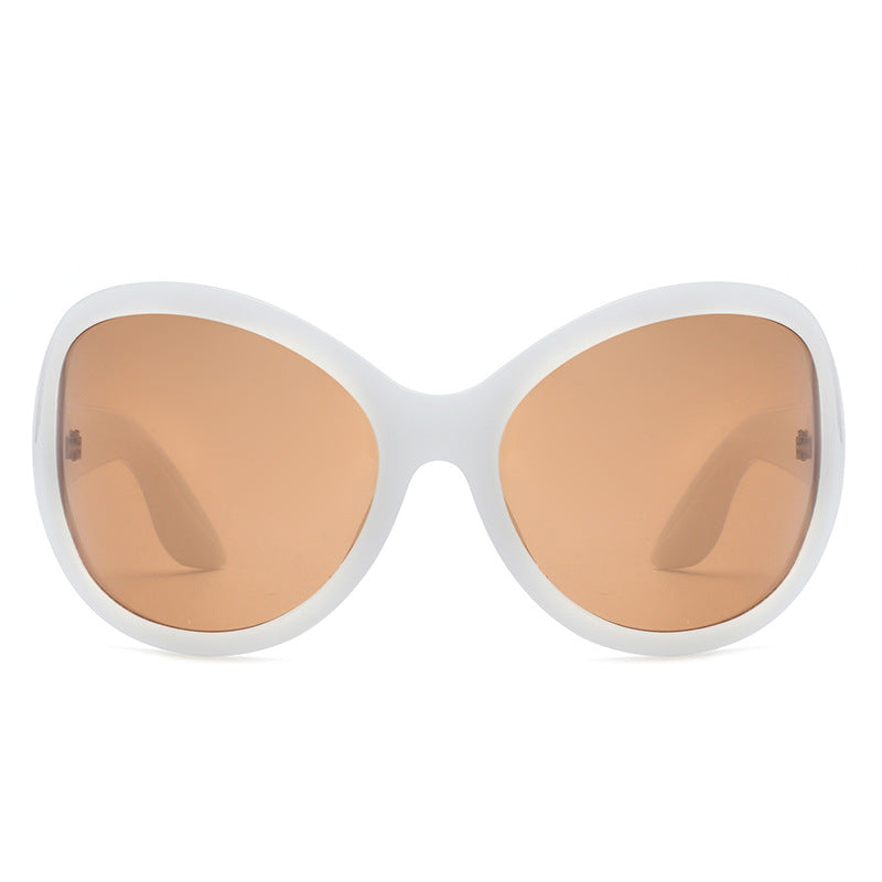 Damen Sonnenbrille im stilvollen Schmetterlingsdesign mit UV-Schutz und breitem Rahmen Brehn