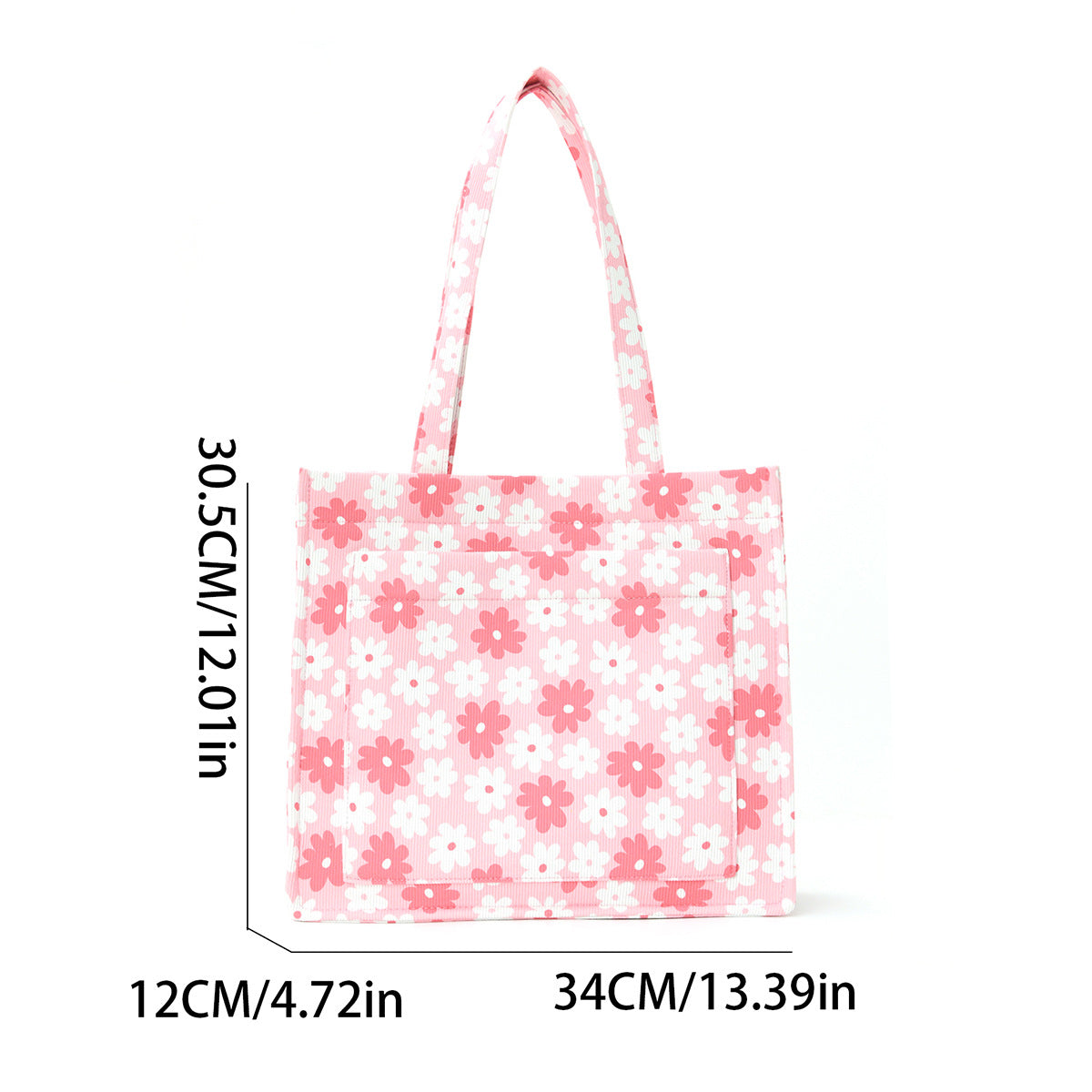 Trendige Einkaufstasche mit Floralem Design Brehn
