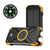 Solarbetriebene Powerbank mit Integriertem Kompass und LED-Licht Brehn