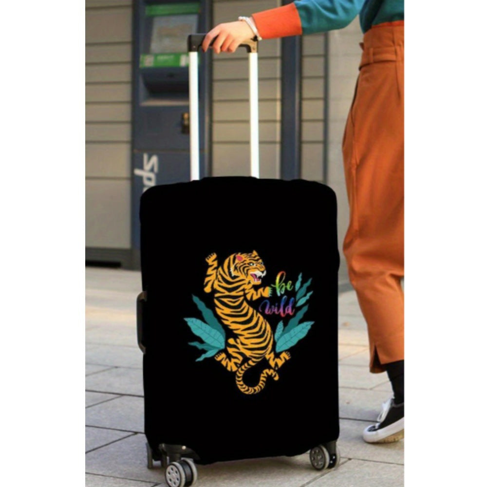 Damen Hartschalen Reisekoffer mit individuellem Tigerdesign Brehn