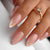 Premium Dekorative Druck-Nagel-Set mit Glitzer und goldenen Akzenten Brehn