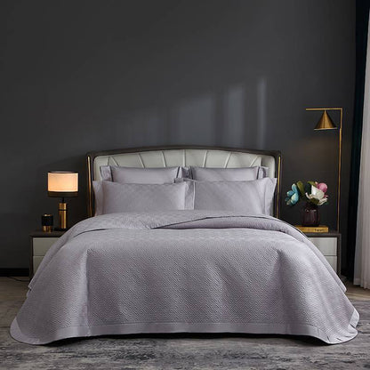 Gep quilting Wendbare Bettbezug Bettwäsche Set mit bestickten Ecken Kissenbezügen