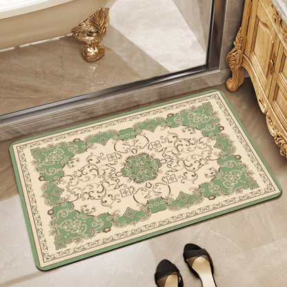Elegante von Vintage inspirierte Badematte Brehn