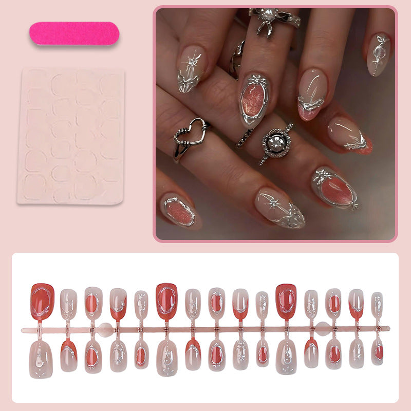 Kunstnagel Set mit Glamourösen Designs Brehn