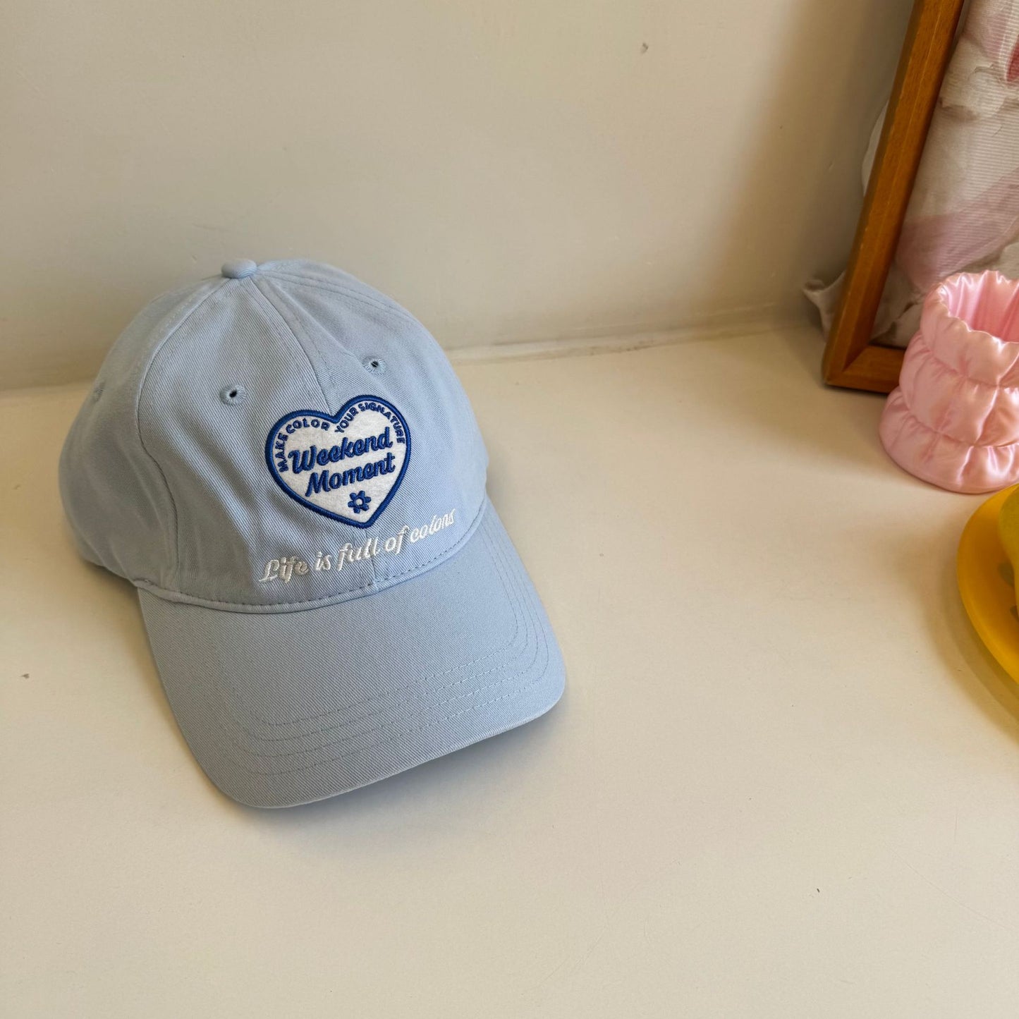Damen Casual Bestickte Lockere Baseballmütze Brehn