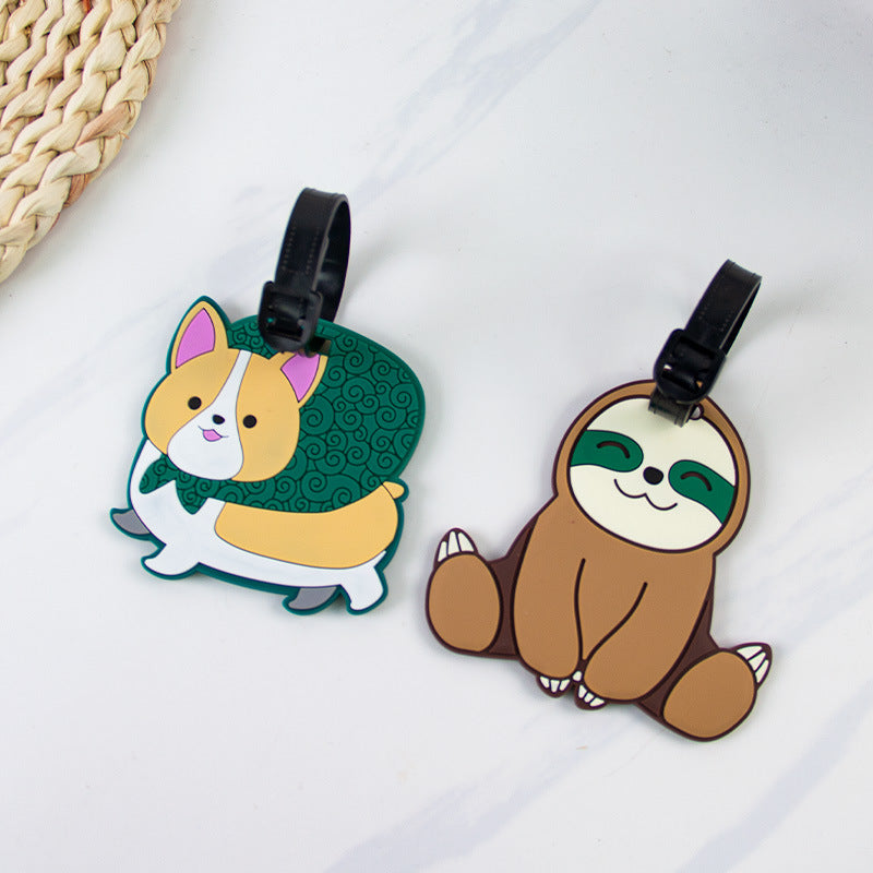 Verspielter Corgi Gepäckanhänger Brehn