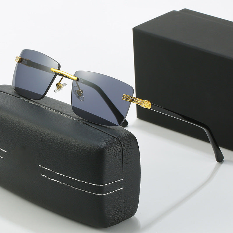 Damen elegante Sonnenbrille mit stilvollem Metallrahmen Brehn