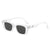 Moderne Minimalistische Quadratische Sonnenbrille