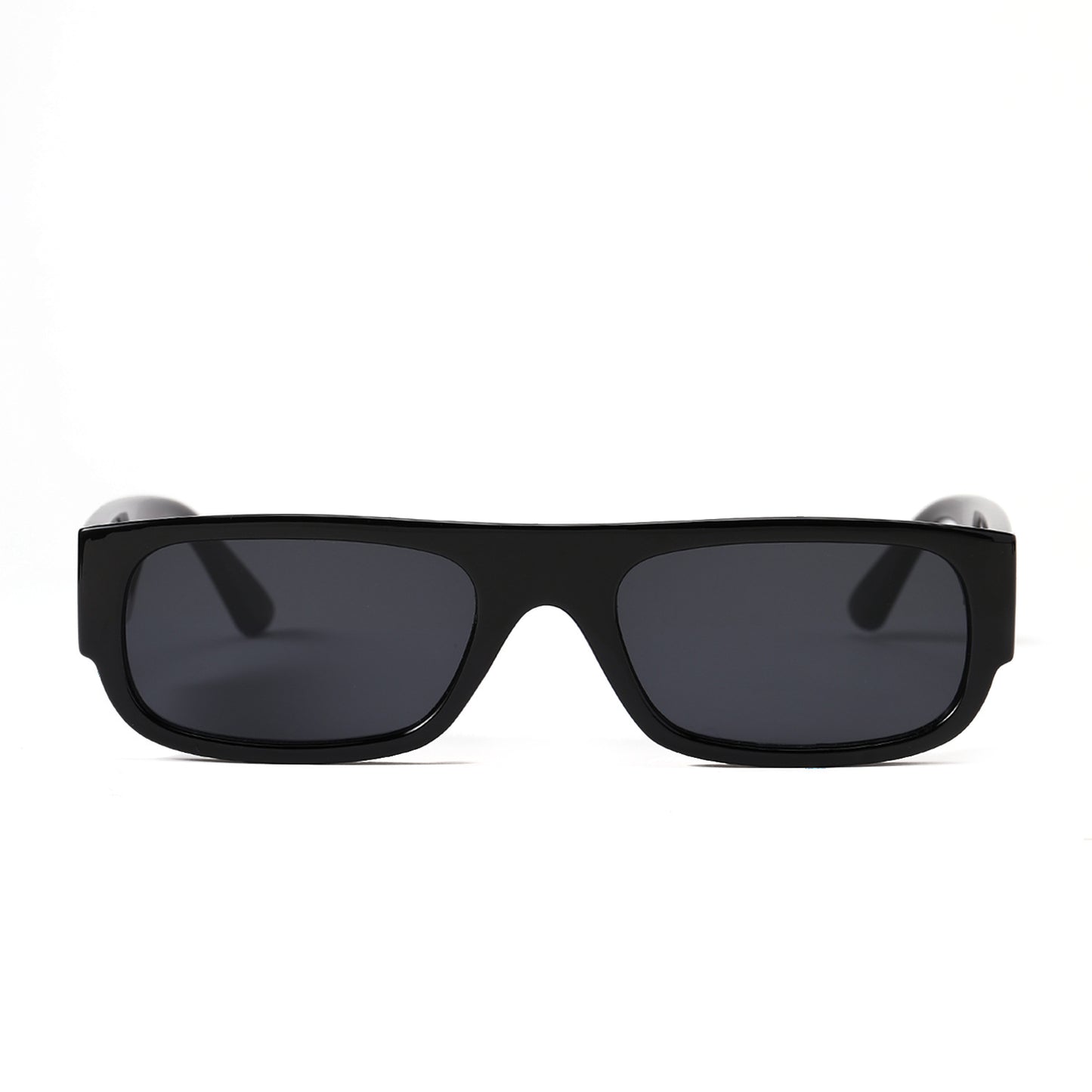 Damen stilvolle Vintage-Sonnenbrille mit transparentem Rahmen und leicht getönten Gläsern Brehn