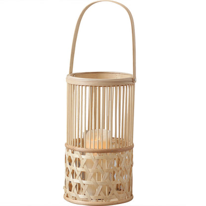 Handgefertigte Laterne aus Rattan Brehn