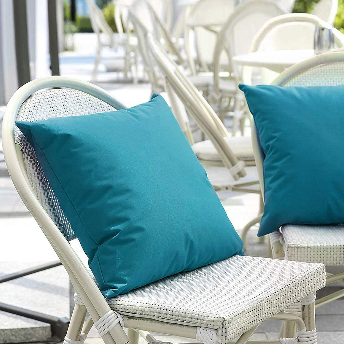 Outdoor Wasserabweisendes Quadrat Kisseninnenteil mit Plüsch-Polyester-Füllung