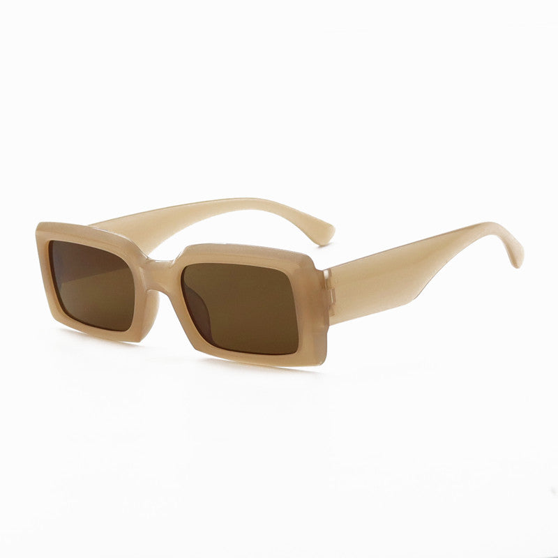 Zeitgenössische Matte Quadratische Sonnenbrille Brehn