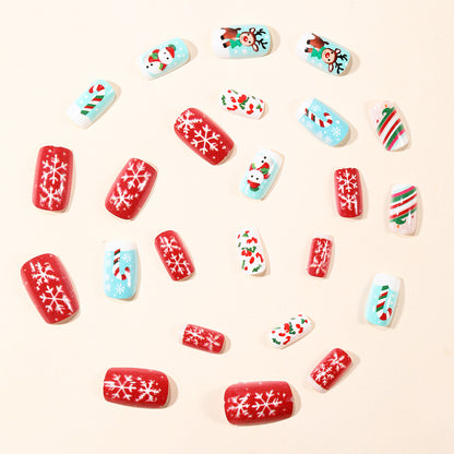 Künstlerische Weihnachts-Themen 3D Nagelkunstverlängerungen Brehn