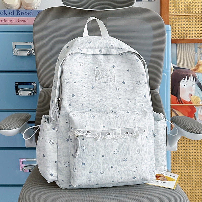 Stylischer Sternmuster-Rucksack Brehn