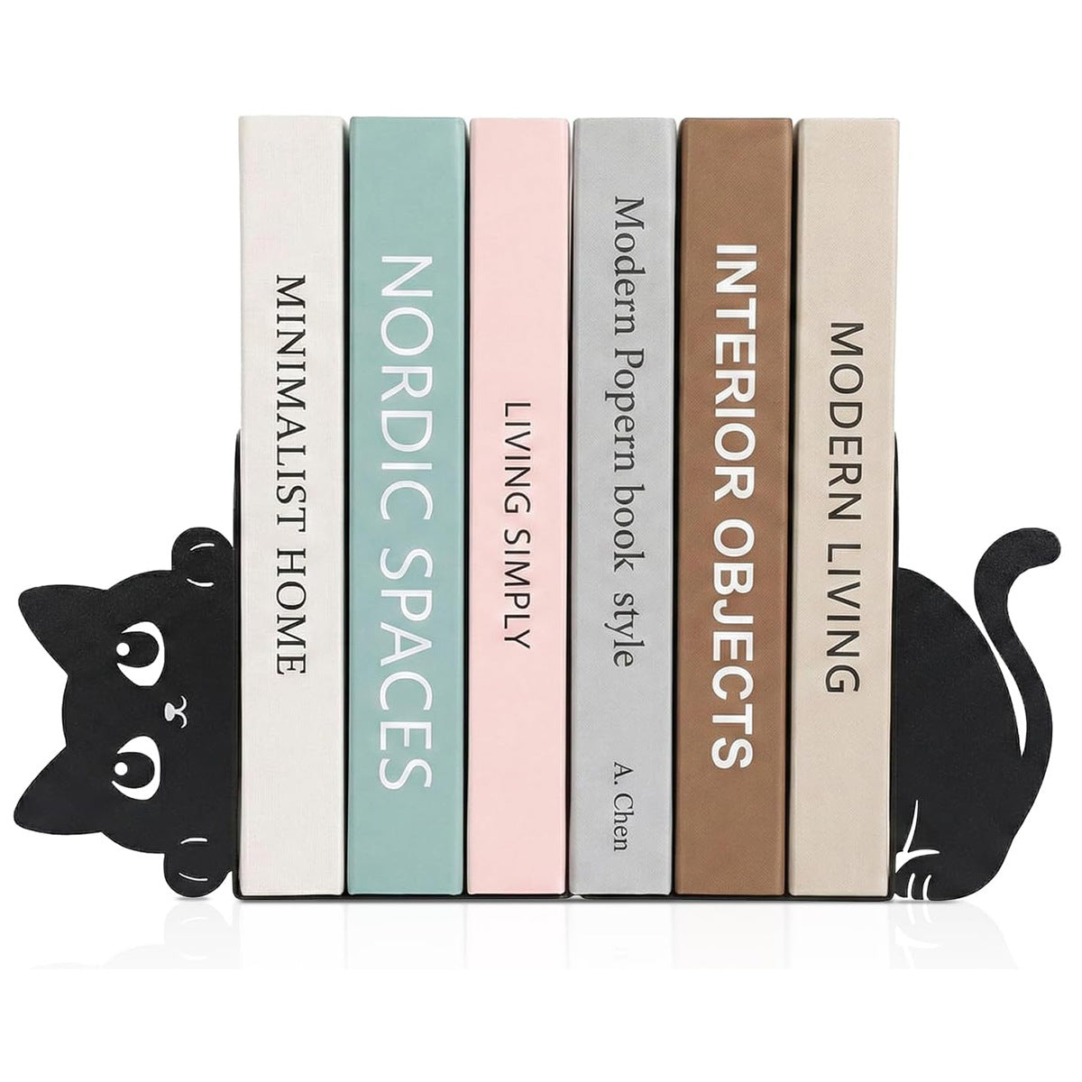 Kat-förmige dekorative Buchstützen