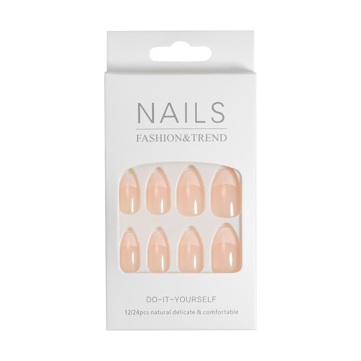 Künstlerisches Grafik Press-On Nagelset Brehn