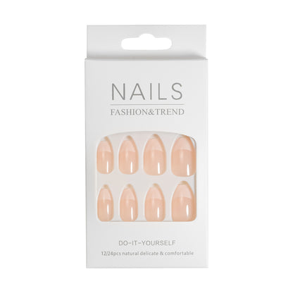 Künstlerisches Grafik Press-On Nagelset Brehn