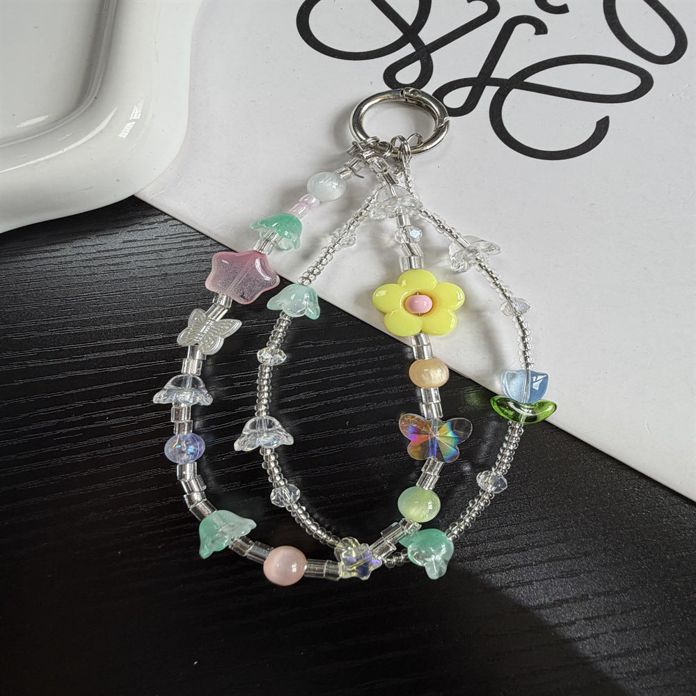 Verspielt Charakter Perlen Charm Schlüsselanhänger Brehn