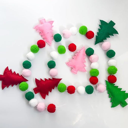 Filz Weihnachtsbaum Girlande Brehn