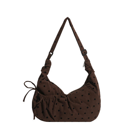Punkte Schultertasche