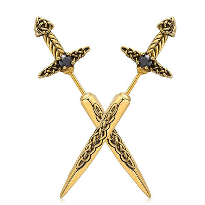 Gothic Schwertförmige Ohrringe Brehn
