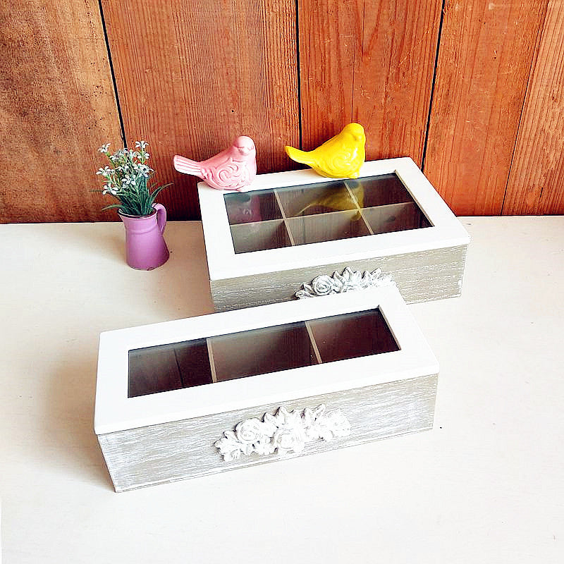 Dekorative Holzaufbewahrungsbox