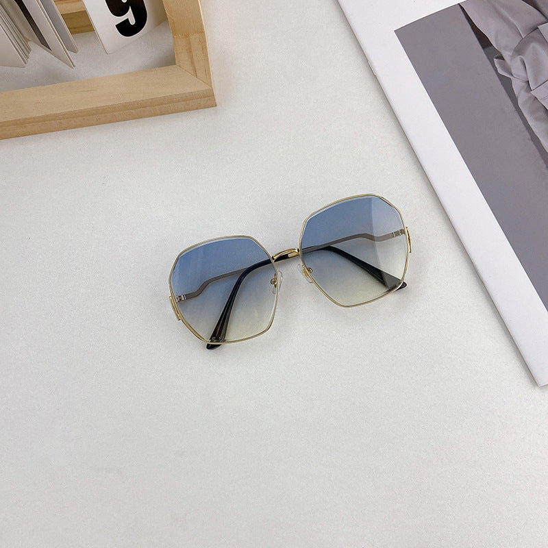 Modische Geometrische Sonnenbrille Brehn
