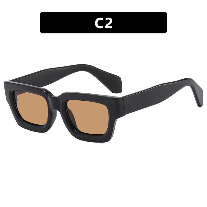 Damen moderne quadratische Sonnenbrille Brehn