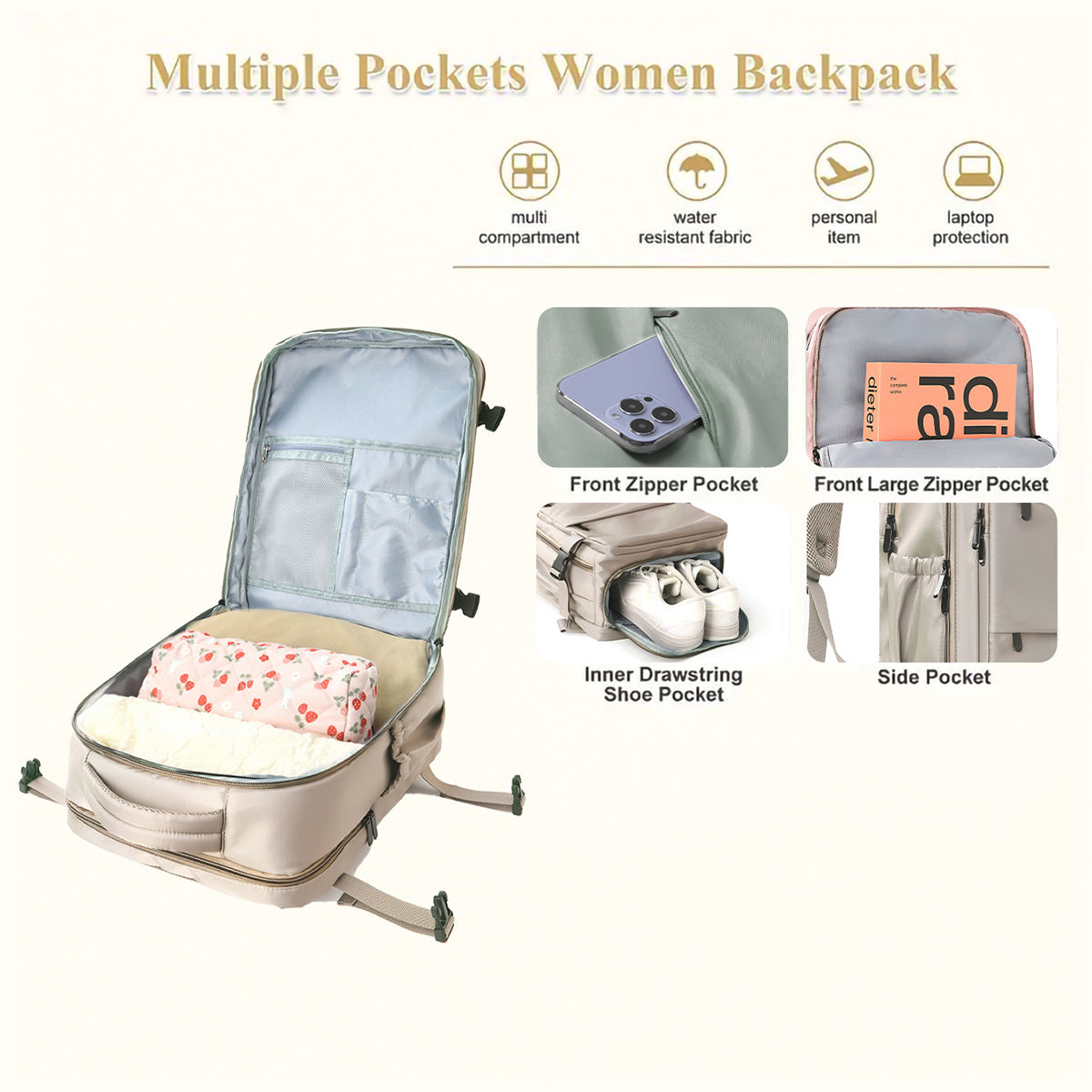 Multifunktionale Reisetasche Brehn