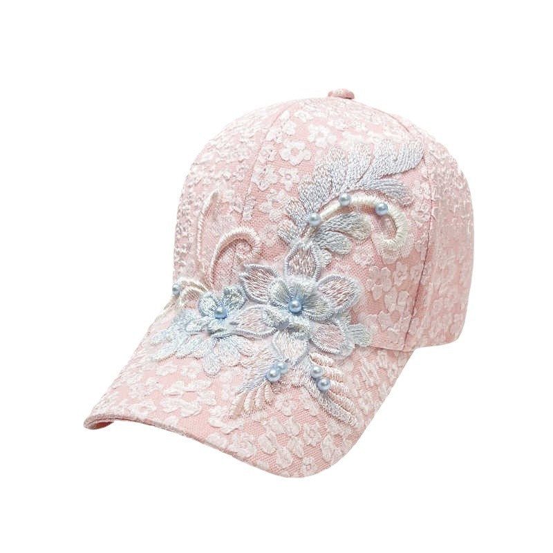 Damen Bestickte Spitze Baseballmütze Brehn