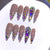 Glamouröse mit Strass verzierten Stiletto-Nagelverlängerungen Brehn