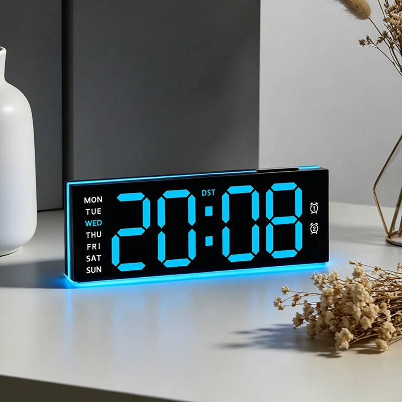 Digitaler Tischwecker mit Großem Led-Display und Dualer Alarmfunktion Brehn