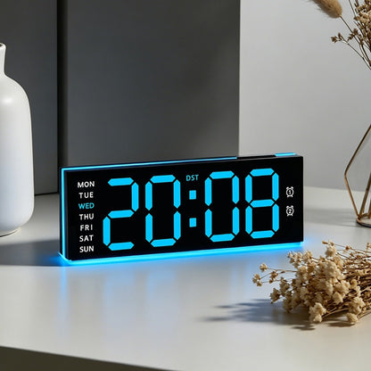 Digitaler Tischwecker mit Großem Led-Display und Dualer Alarmfunktion Brehn