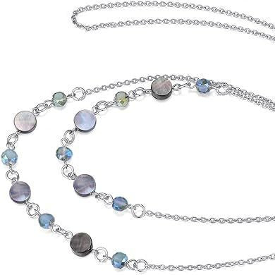 Elegante Perlen Brillen Kette Brehn
