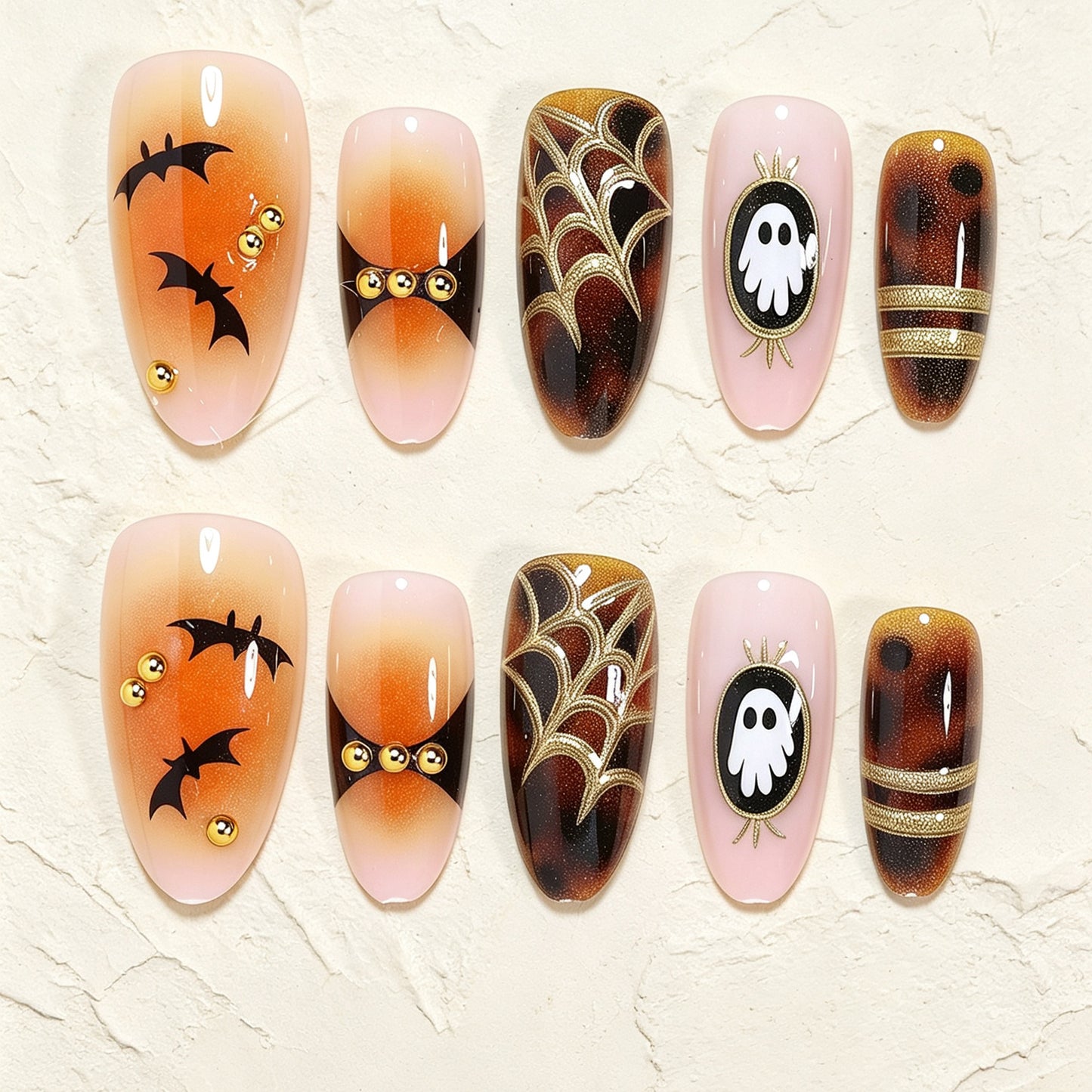 Halloween Dekorative Nagelkunst Brehn
