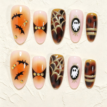 Halloween Dekorative Nagelkunst Brehn