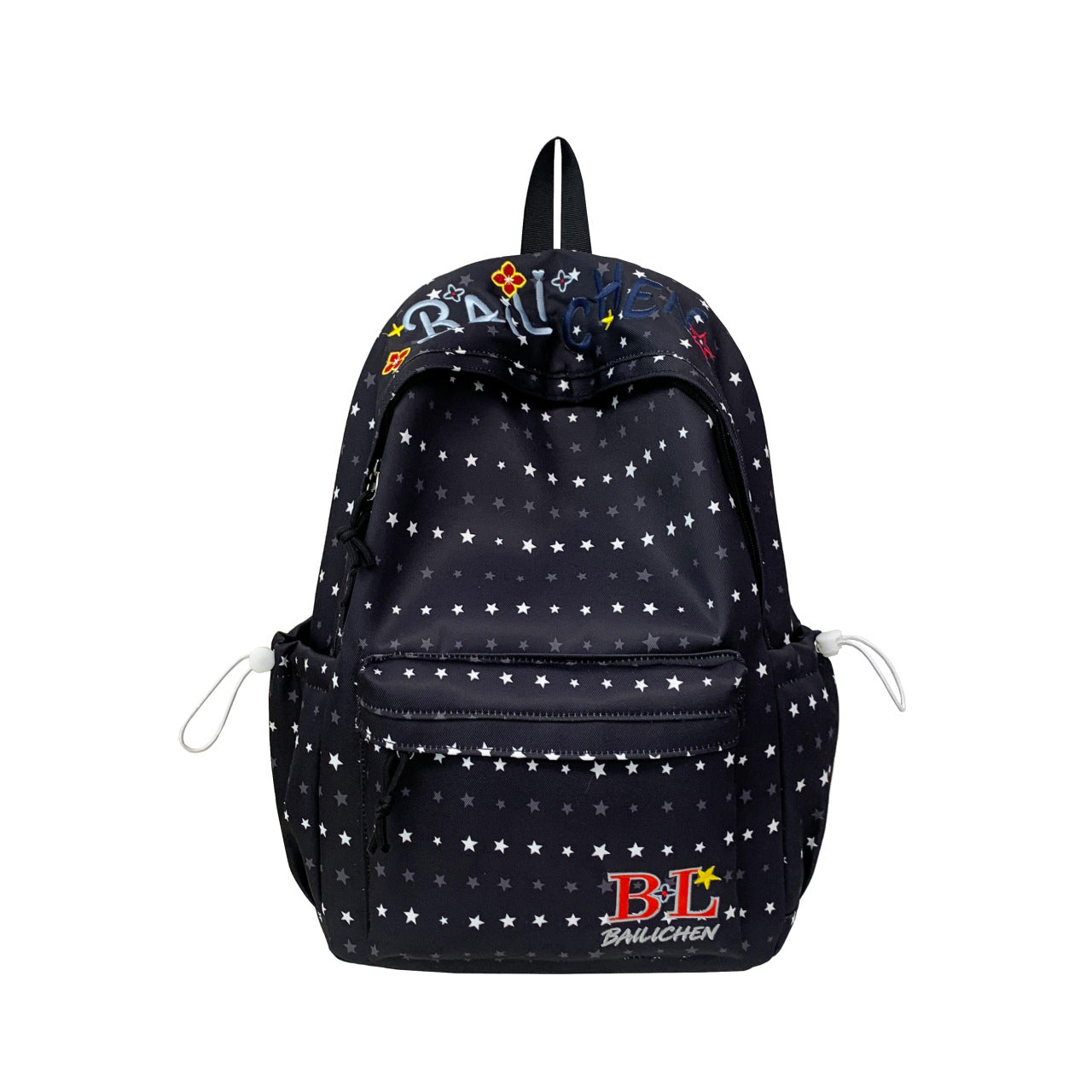 Stylische mit Sternen verzierte Rucksack