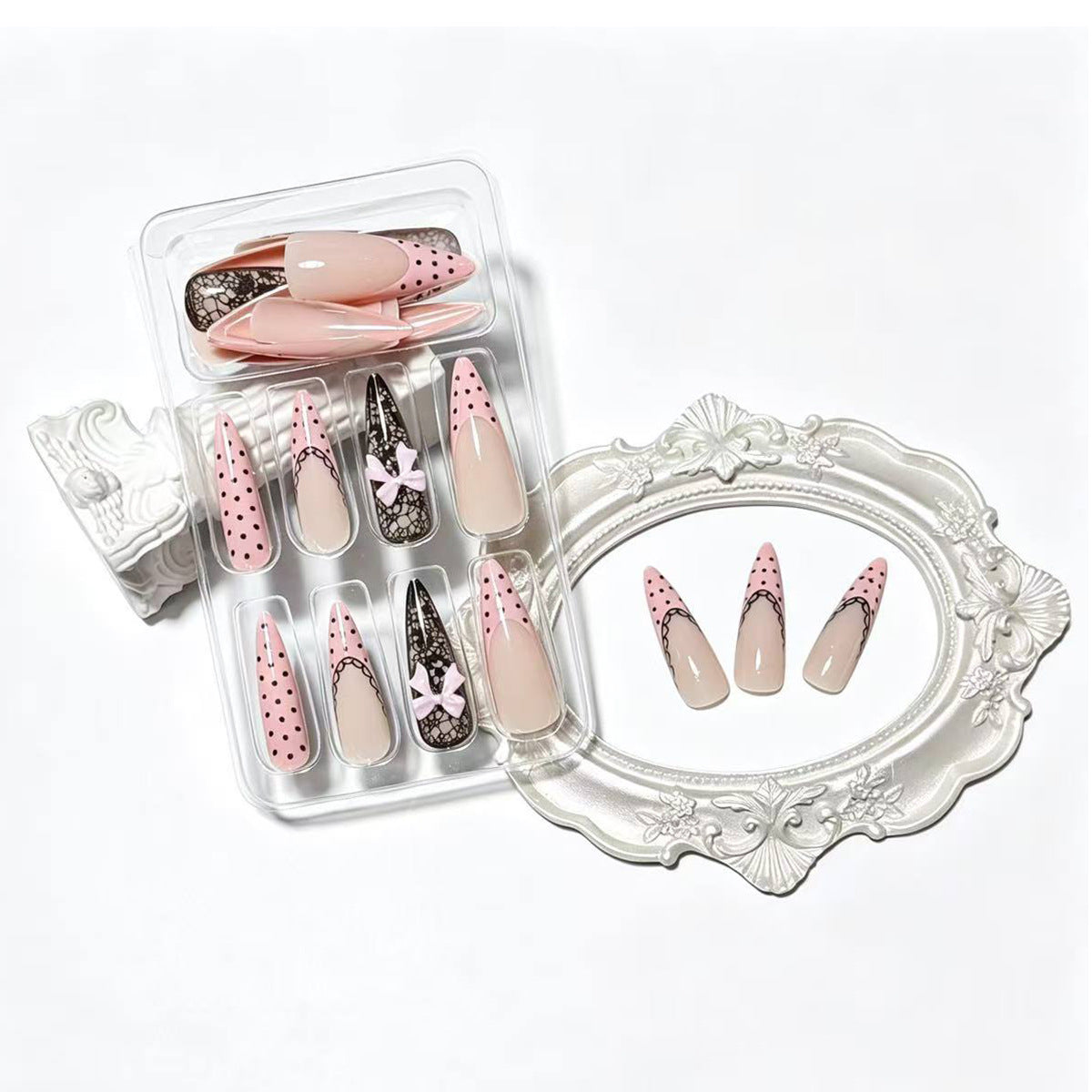 Chic Elegante Druck auf Nagelspitzen Brehn