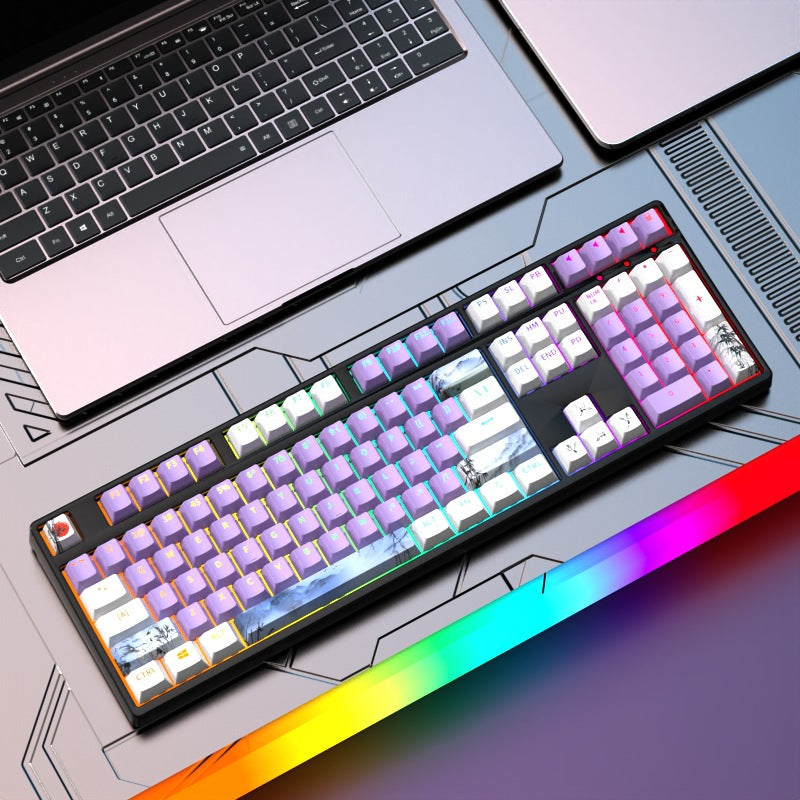 Custom Gaming-Tastatur mit RGB-Hintergrundbeleuchtung Brehn