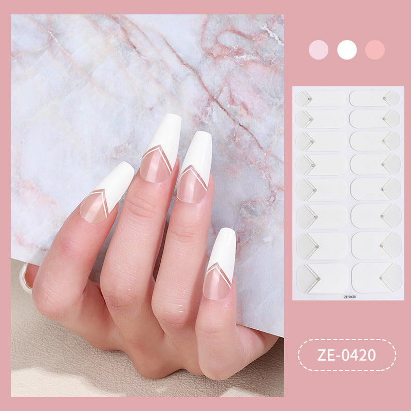 Glitzernde Nagelwickel